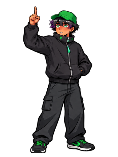 Personagem ilustrado de Jorak
